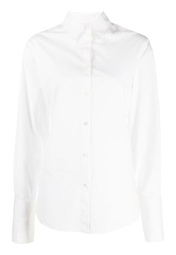 Monse buckle-fastened cotton shirt - White