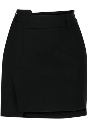 Monse asymmetric mini skirt - Black