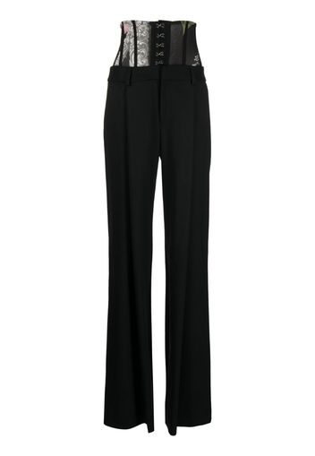 Monse bustier-style high-waist trousers - Black