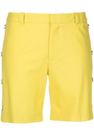 Monse side-button tailored shorts - Yellow
