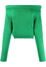 Monse off-the-shoulder jumper - Green