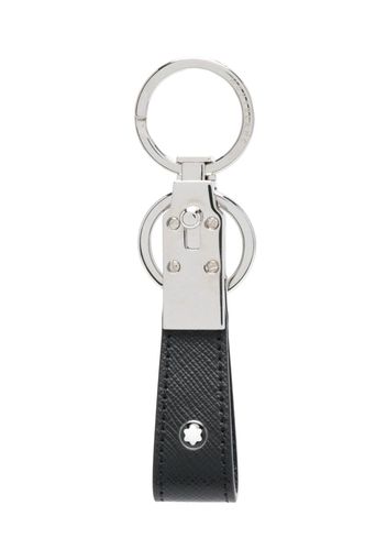 Montblanc Sartorial leather loop keyring - Black