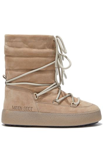 Moon Boot Track padded lace-up boots - Neutrals