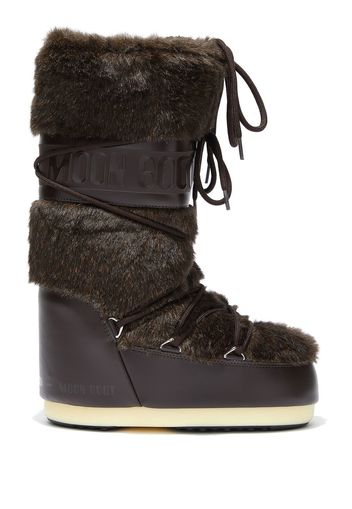 Moon Boot Icon faux-fur snow boots - Brown