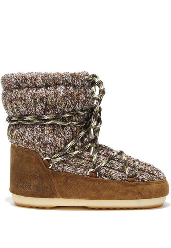 Moon Boot Chloé wool boots - Brown