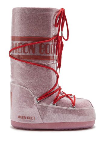 Moon Boot Icon Glitter snow boots - Pink