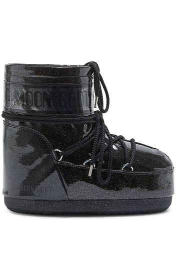 Moon Boot Icon Low Glitter boots - Black