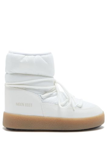 Moon Boot logo-print ankle-length boots - White