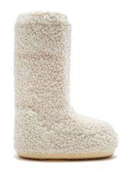 Moon Boot Icon faux-curly boots - Neutrals