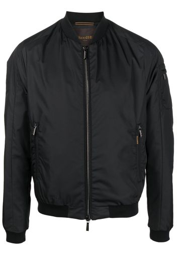 Moorer zip-up bomber jacket - Black