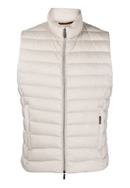 Moorer quilted-finish padded jacket - Neutrals