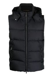 Moorer Fire-WK zip-up padded gilet - Blue