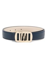 Moorer Hepsie leather belt - Blue