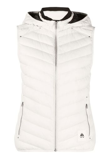 Moose Knuckles Air Down padded gilet - White