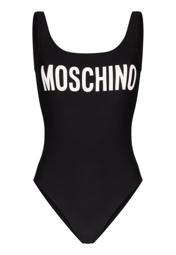 logo print swimsuit