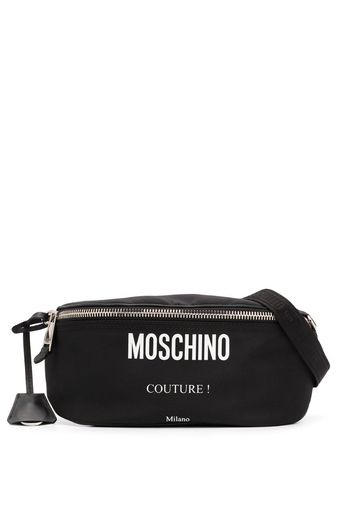 logo print belt bag