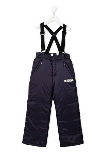 padded suspender trousers