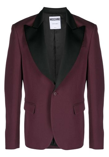 Moschino single-breasted blazer - Purple