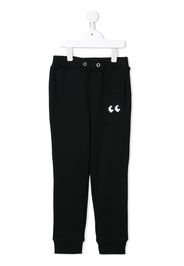 Mostly Heard Rarely Seen 8-Bit peek knit joggers - Black