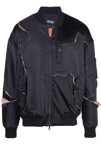 Mostly Heard Rarely Seen Fray With Me bomber jacket - Black