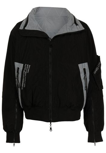 Mostly Heard Rarely Seen reversible padded jacket - Black