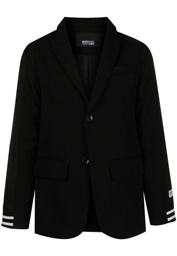 Mostly Heard Rarely Seen single-breasted wool jacket - Black