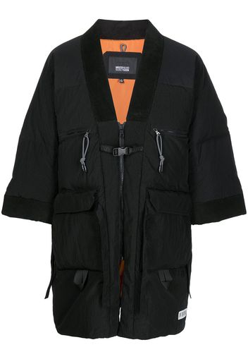 Mostly Heard Rarely Seen panelled padded coat - Black