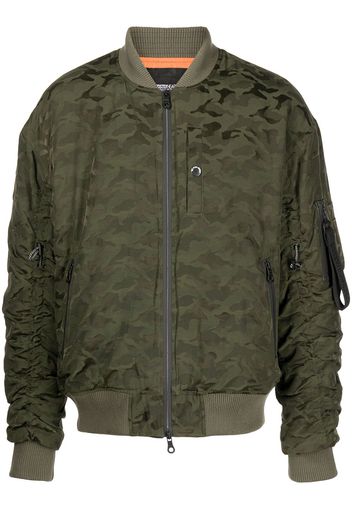 Mostly Heard Rarely Seen camouflage-print bomber jacket - Green