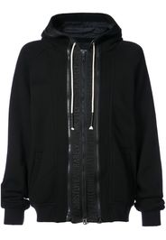 zip front hoodie