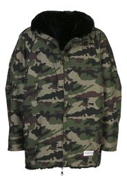 Mostly Heard Rarely Seen fur lined hooded jacket - Green