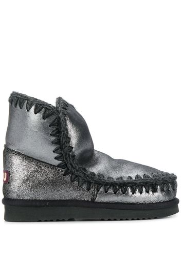 Mou woven detail boots - Black