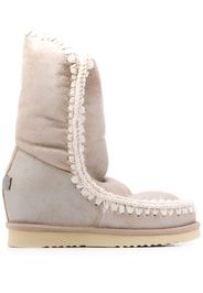 Mou Eskimo Wedge Tall boots - Neutrals
