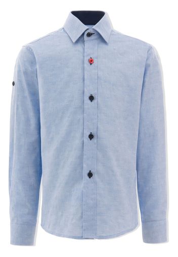 Moustache Pineapple dress shirt - Blue