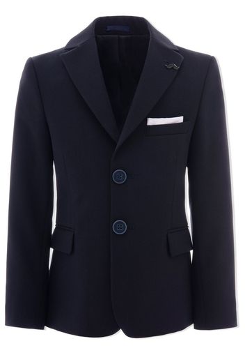 Moustache twill tailored blazer - NAVY