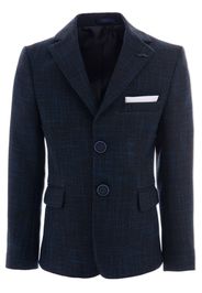 Moustache peak-lapel tailored blazer - Blue