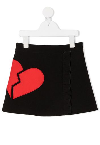 broken heart mini skirt