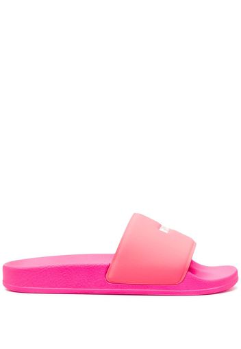 MSGM logo-print slides - Pink