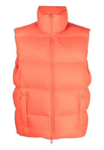 MSGM padded zip gilet - Orange