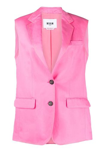 MSGM single-breasted waistcoat - Pink