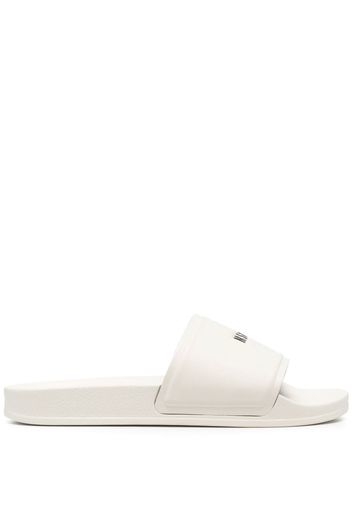 MSGM logo-print sliders - Neutrals