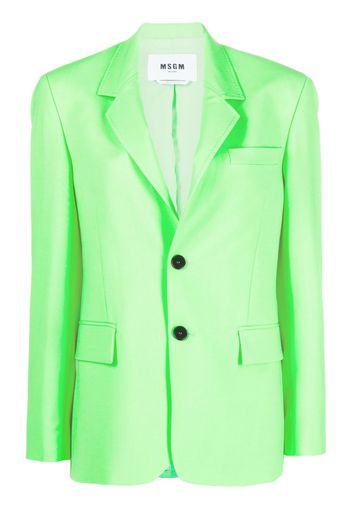 MSGM single-breasted blazer - Green