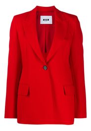 MSGM single-breasted blazer - Red