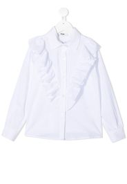 ruffle trim shirt