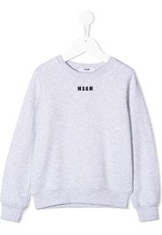 tasselled logo print sweatshirt
