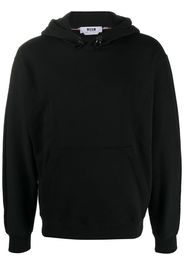 embroidered logo hoodie