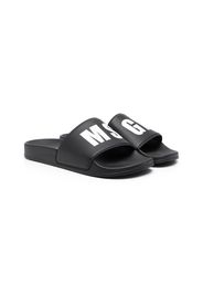 TEEN contrast logo-print slides