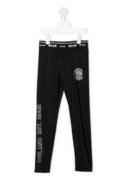 MSGM Kids logo-print track pants - Black
