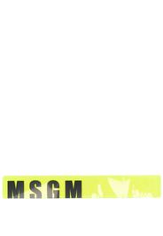 MSGM logo-print bookmark - Yellow