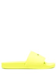 MSGM logo-print sliders - Yellow