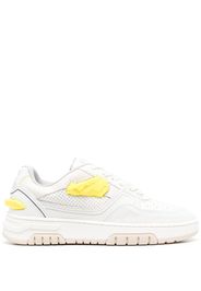 MSGM 3D-panelled low-top sneakers - White